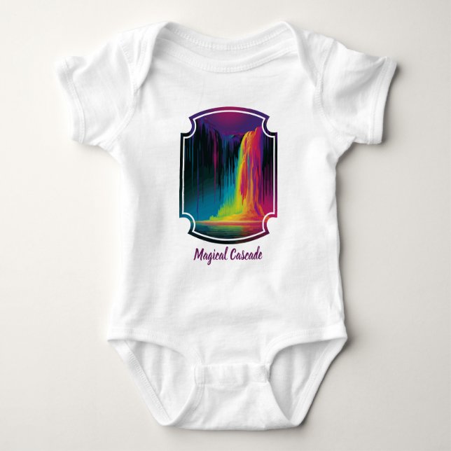Magisk kaskad, fängslande stillhet t shirt (Framsida)