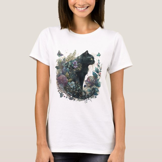 Magisk katt   t shirt (Framsida)