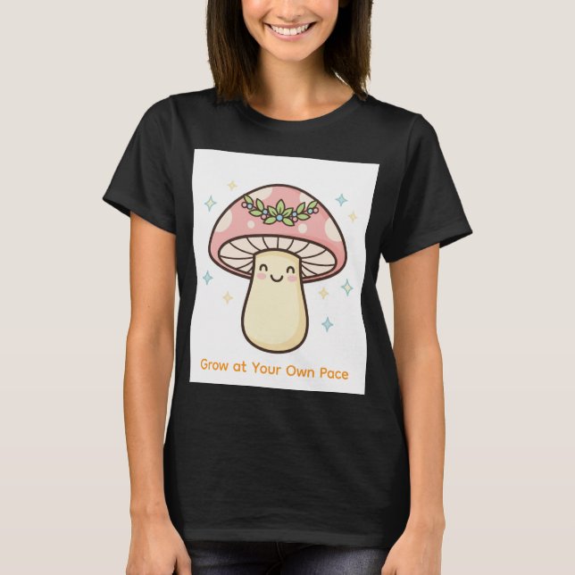 Magisk Kawaii Svamp T Shirt (Framsida)