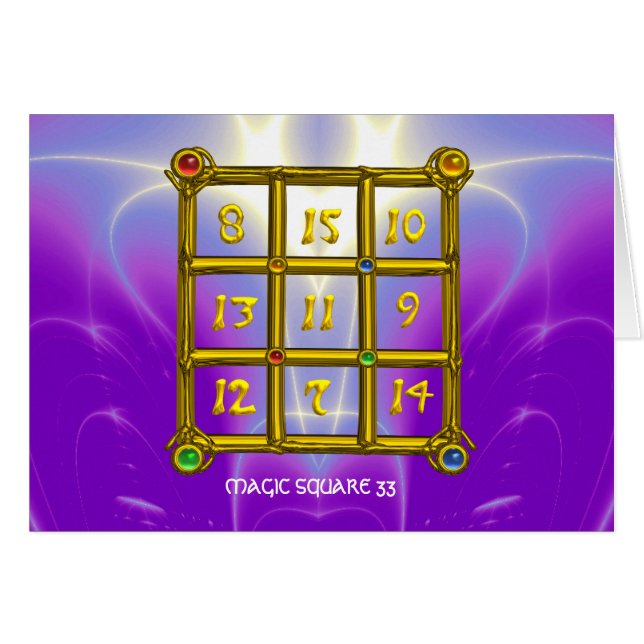 MAGISK KVARE 33 HÄLSNINGSKORT (Framsidan Horizontal)
