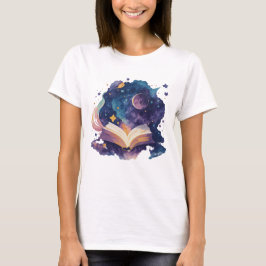 Magisk läsning i Nattfärgen Bok T Shirt