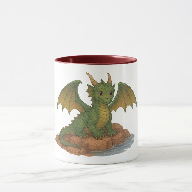 Magisk liten drake mugg (Center)