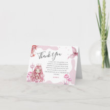 magisk liten sjöjungfru baby shower tackkort