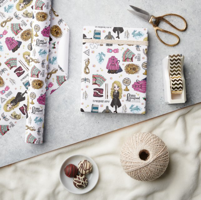 Magisk Luna Lovegood Akvarell Presentpapper (Hantverk)