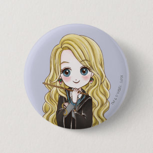 Magisk Luna Lovegood Watercolor Knapp