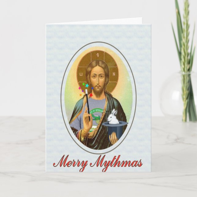 Magisk man helgkort (Framsida)