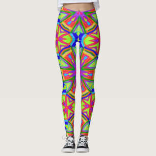 Magisk markörKaleidoscope för neon Leggings