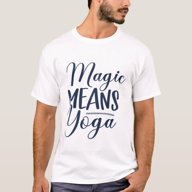 Magisk Medel Yoga T Shirt (Framsida)
