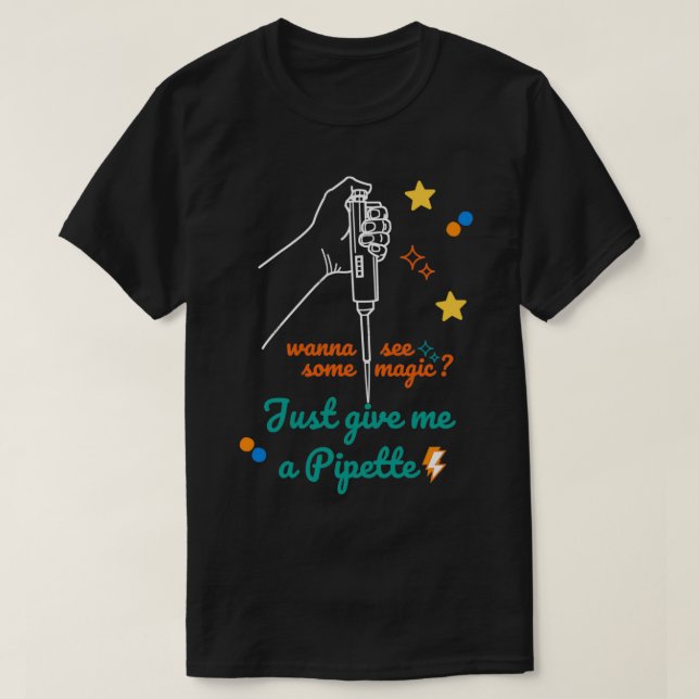 Magisk mikropipett 2 t shirt (Design framsida)