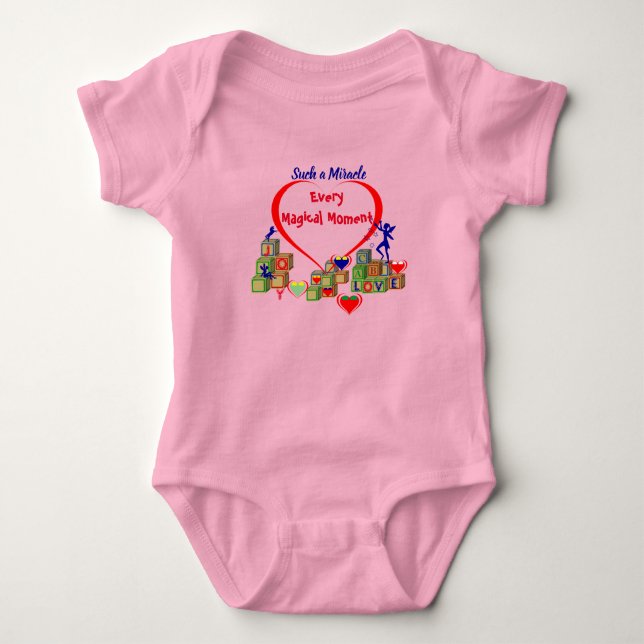 Magisk Mirakel Baby Body T Shirt (Framsida)