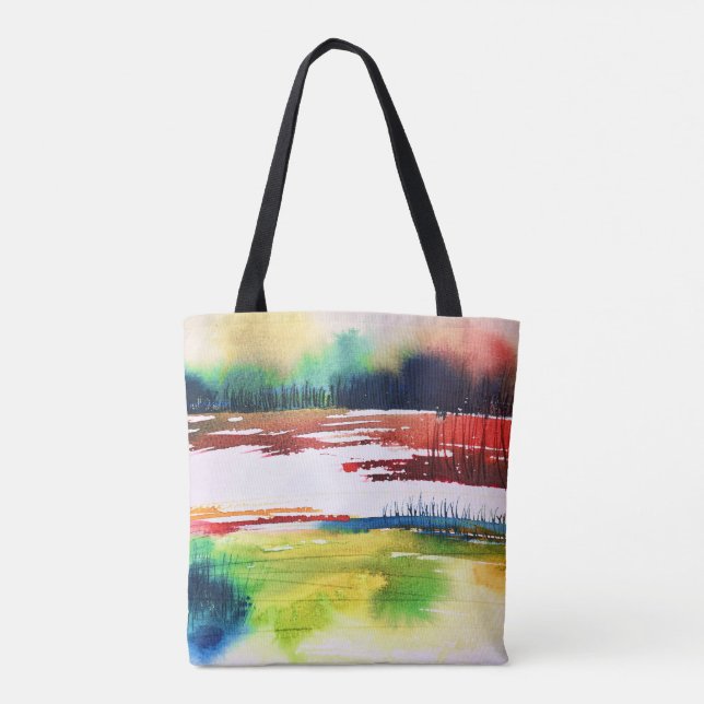 Magisk myr-totebag tygkasse (Baksida)