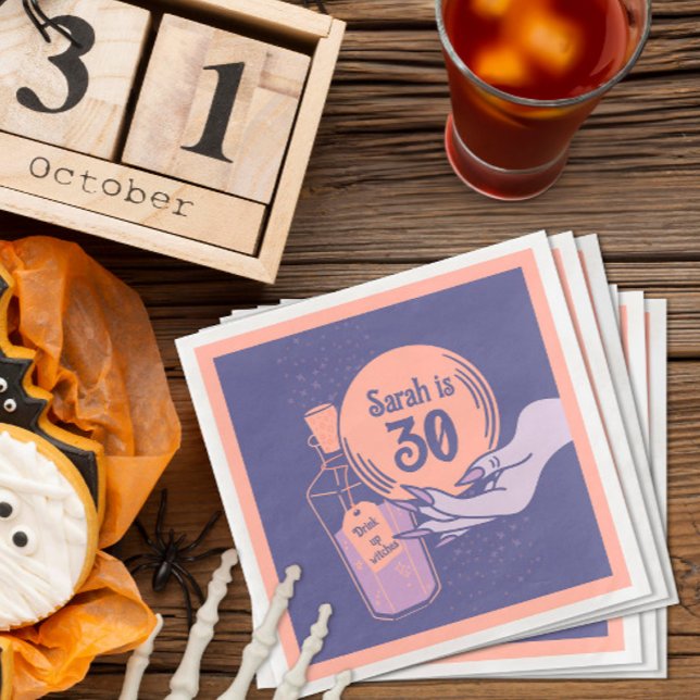 Magisk Mystical Wicked Halloween fest Pappersservett (Skapare uppladdad)