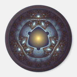 Magisk mystisk, ljus mönster magnet