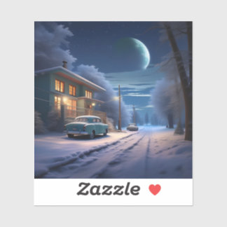 Magisk natt klistermärken