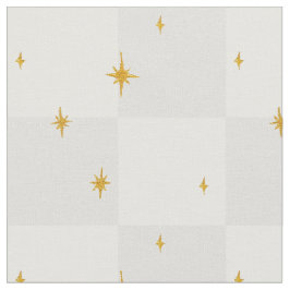 Magisk natt stjärnor måne i askgrå tyg