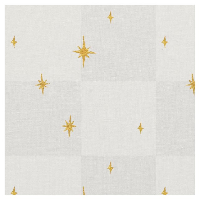 Magisk natt stjärnor måne i askgrå tyg (Närbild)