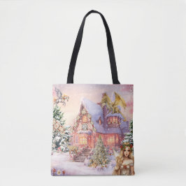 Magisk och vismisk julsaga tygkasse