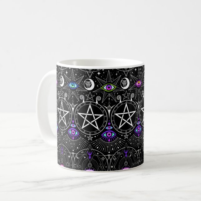 Magisk ockult  kaffemugg (Framsida vänster)