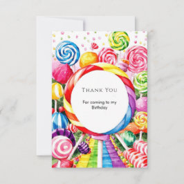 Magisk Pastell Födelsedag i Sagoland Tack Kort