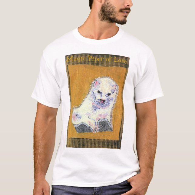 Magisk pipblåsare av kärlek tee shirt (Framsida)