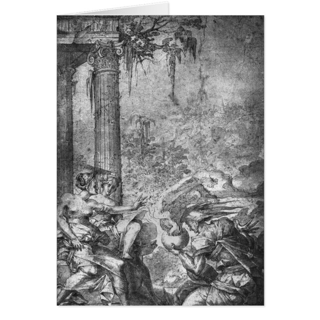 Magisk plats hälsningskort (Framsidan)