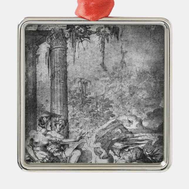 Magisk plats julgransprydnad metall (Framsidan)