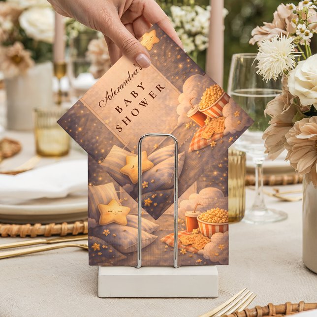 Magisk Popcornfilm Baby Shower Pappersservett (Skapare uppladdad)