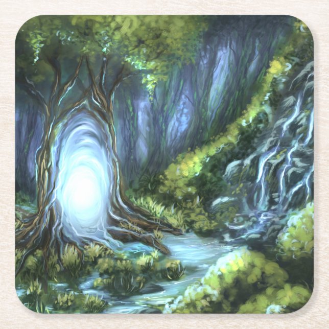 Magisk portal underlägg papper kvadrat (Framsidan)