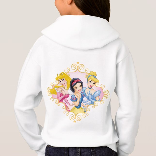 Magisk prinsessa trio hoodie design t shirt (Baksida)