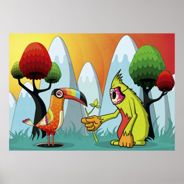 Magisk ras poster (Framsidan)