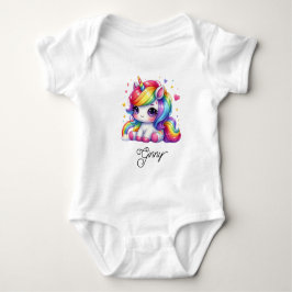 Magisk Regnbåge Enhörning T Shirt