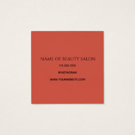 Magisk regnbåge fyrkantigt visitkort