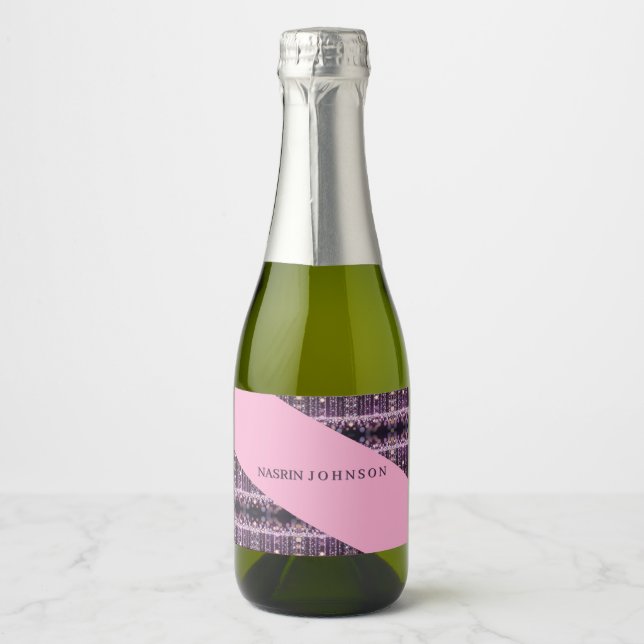 Magisk rosa bakgrund namn Personlig  (Framsida)