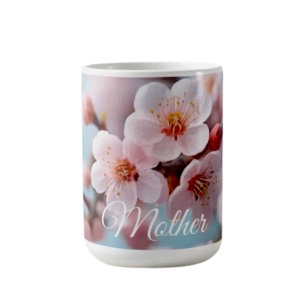 Magisk Rosa Blomning Kaffemugg