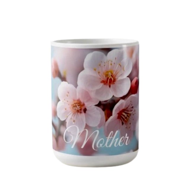 Magisk Rosa Blomning Kaffemugg (Skapare uppladdad)