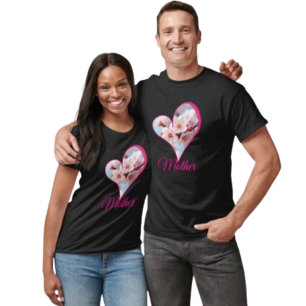 Magisk Rosa Blomning T Shirt