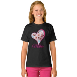 Magisk Rosa Blomning  T Shirt