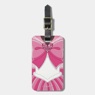 Magisk rosa flicka III Bagagebricka