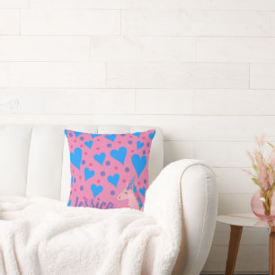 Magisk Rosa Lila Mythical Horse Unicorn Room Kudde