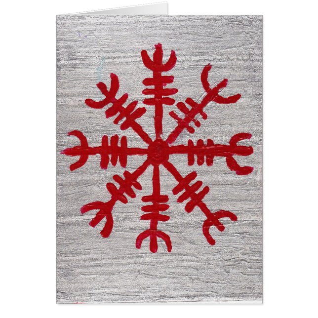 MAGISK RUNA HÄLSNINGSKORT (Framsidan)