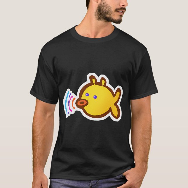 Magisk Rymdfisk T Shirt (Framsida)
