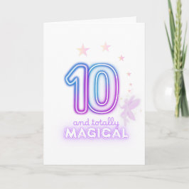 Magisk Sagoblänk 10-årsdag Kort