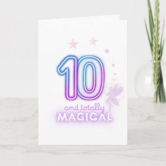 Magisk Sagoblänk 10-årsdag Kort