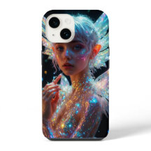 Magisk Sagoflicka Glitter iPhone 14 Fodral - Fanta