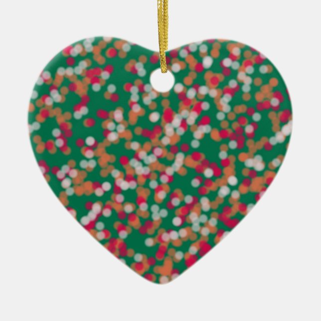 magisk sand och stjärna med slumpmässigt färg julgransprydnad keramik (Framsidan)