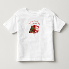 Magisk Santa födelsedagsdesign för barn T Shirt
