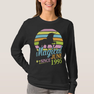 Magisk sedan juni 1995 Grattis på födelsedagen Uni T Shirt
