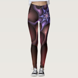 Magisk shiny-Abstrakt, kantad, färglös fak Leggings