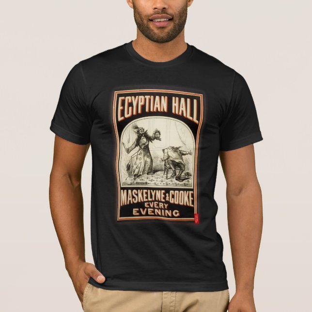 Magisk Show för gotisk vintage Tee (Framsida)