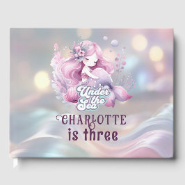 Magisk Sjöjungfru Barns Födelsedagsfest Gästböcker